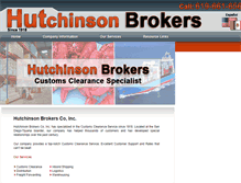Tablet Screenshot of hutchinsonbrokers.com